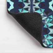 Blauwe bloemen..... muismat (Hoek)