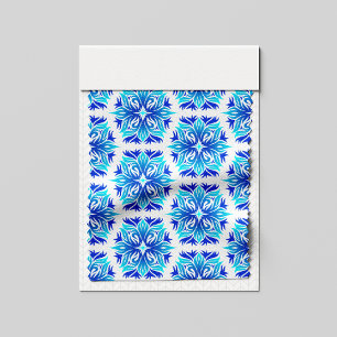 Blauwe bloemen, patroon van bloemen, bloemmotief stof