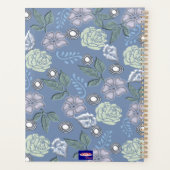 Blauwe Bloemen Planner (Achterkant)