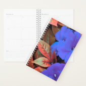 Blauwe bloemen planner (Display)