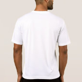 Blauwe Bloemen Tegel Patroon  Mediterraan T-shirt (Achterkant)