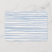 Blauwe Bloemenmarkt Bloemen Luier Raffle Insert Informatiekaartje (Achterkant)