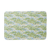 Blauwe Bloemenweide Badmat (Voorkant)