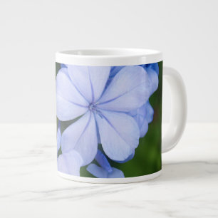 Blauwe Bloemige Bokeh Extra Grote Beker