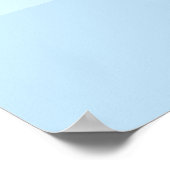 Blauwe Bloemige Moeder Poster (Hoek)