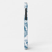 Blauwe bloempioen Case-Mate iPhone case (Achterkant/links)