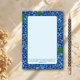 Blauwe Bloemstukken Die Ik Voor Jou Heb Schriftuur Post-it® Notes