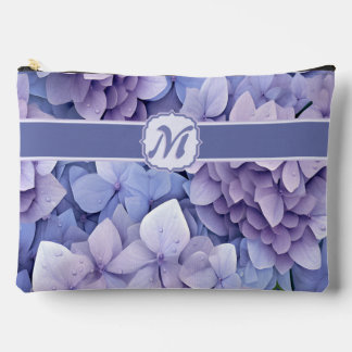 Blauwe Bloesem Hydrangea Monogram Etui