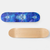 Blauwe blusschedels skateboard (Horizontaal)