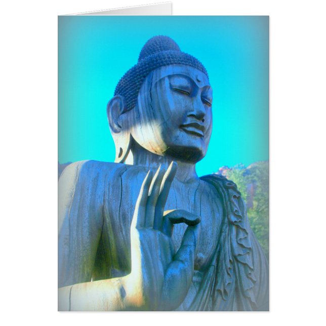 blauwe boeddha (Voorkant)
