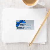 Blauwe boei op Silver Hanukkah naar-Van Etiket (Insitu)