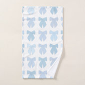 Blauwe bogen bad handdoek (Handdoek)