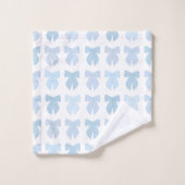 Blauwe bogen bad handdoek (Wasdoekje)