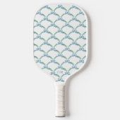 Blauwe Bogen en Beaus Kust Garland Pickleball Paddle (Voorkant)