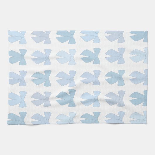 Blauwe bogen theedoek (Horizontaal)