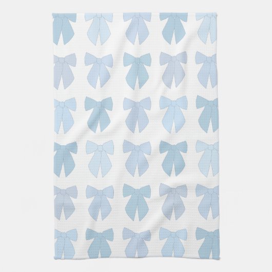 Blauwe bogen theedoek (Verticaal)