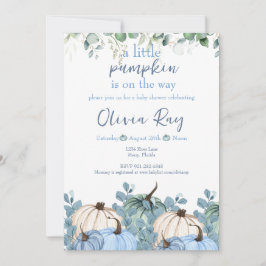 Blauwe Boho een kleine pompoen is onderweg Kaart