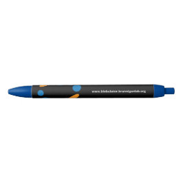 blauwe bolvormer inkt pen