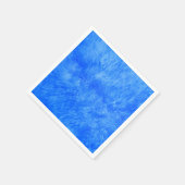 Blauwe bont frenzy servetten (Hoek)