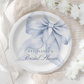 Blauwe Boog Bruiloft Feestje klein Papieren Bordje