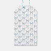 Blauwe Boog Cadeaulabel (Achterkant)