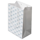 Blauwe Boog Medium Cadeauzakje (Achterkant Gekanteld)