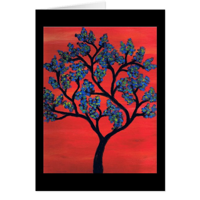 Blauwe boom (Voorkant)