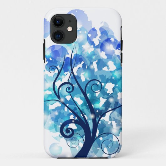Blauwe boom Case-Mate iPhone case (Achterkant)