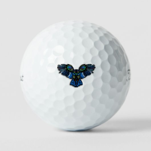 Blauwe boomgaard golfballen (Voorkant)