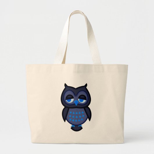 Blauwe boomgaard grote tote bag (Voorkant)
