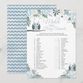 Blauwe boomkorflens komt overeen met de Kaart van  (Voorkant / Achterkant)