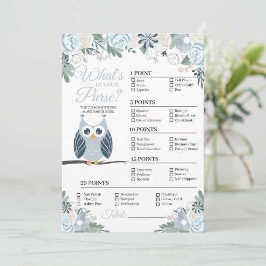 Blauwe boomkorflens wat is er in je Kaart voor paa (Staand voorkant)