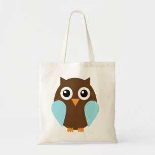 Blauwe boomkorren tote bag