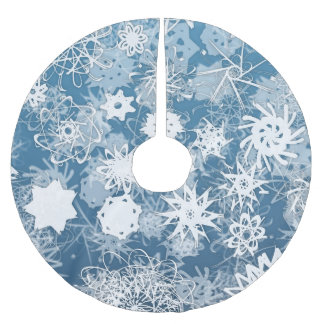 Blauwe boomrok kerstboom rok