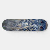 Blauwe boomschaarplaat skateboard (Horizontaal)