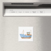 Blauwe Bootmagneet Magneet (Insitu (Vaatwasser))