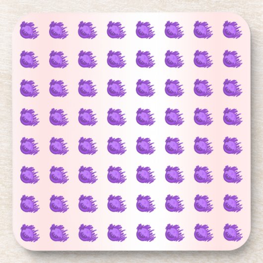 Blauwe bosbessen en roam bier onderzetter (Voorkant)