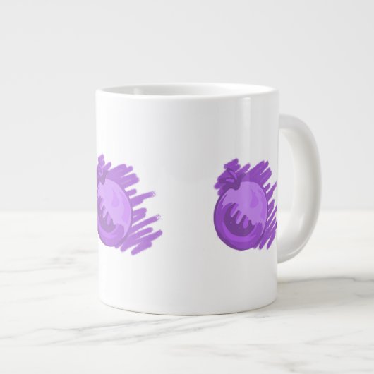 Blauwe bosbessen en roam jumbo mok (Voorkant rechts)