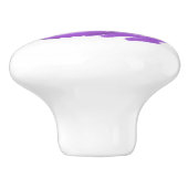 Blauwe bosbessen en roam keramische knop (Zijkant)