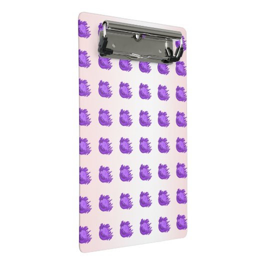 Blauwe bosbessen en roam mini klembord (Schuin)