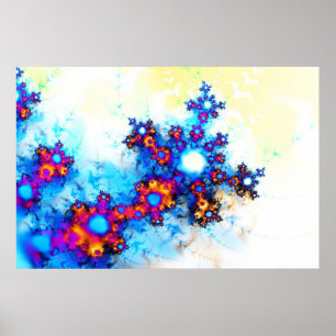 Blauwe bosbessen poster
