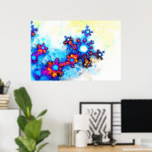 Blauwe bosbessen poster (Thuiskantoor)