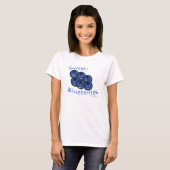 Blauwe bosbessen t-shirt (Voorkant volledig)