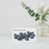 Blauwe bosbessen, vers visitekaartje (Staand voorkant)