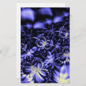 Blauwe boter briefpapier (Voorkant / Achterkant)