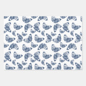 Blauwe boter inpakpapier vel (Voorkant)