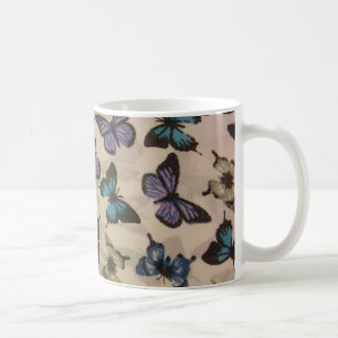 Blauwe boter koffiemok