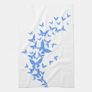 Blauwe boter theedoek