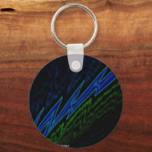 blauwe bout sleutelhanger (Voorkant)