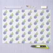 Blauwe bramen tissuepapier (Craft)